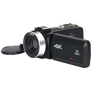 Digitale Camera, Volledige 4K-camcorder Professionele digitale videocamera's Live streaming 18X fotografie Vlog-recorder Ultra HD-webcam(NO SD Card,Standard)