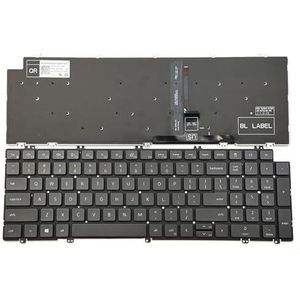 Voor Latitude 5520 5521 voor Precision 3560 3561 Series Laptoptoetsenbord US Zwart met Achtergrondverlichting