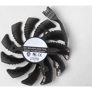 LSGDCTI 12V 0.35A 4-Wire Graphics Card Fan for POWER LOGIC PLA08010B12HH - Quiet & Compact Design