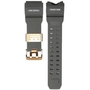 Horloge Accessoires Fit for Casio g shock mudmaster gwg1000 GWG-1000 heren Horlogeband Roestvrij Stalen Ring Vervanging Band (Color : Grey G 8, Size : GWG-1000)