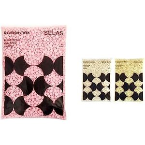 Ontharingswasparels 800g SELAS. Om Rozenbottel, Ivoor of Naturel te kiezen. Harsen zonder strips, voor alle gebieden en huidtypes. Harsen, hars voor gevoelige, ontharingswax, hair removal wax, hot wax