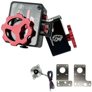 Black-Box All Metal Dual Gear 3D Printer Extruder with 36 Motor, Extrusion Ratio 5:1, Hardened Steel BMG Extrusion Gear, Suitable for 1.75 Filament Ender3/Ender5/CR10...Upgrade from ChowThink