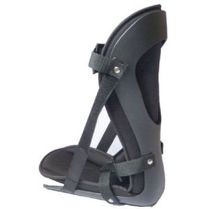 Night Splint Dorsale Soft Light voor de behandeling van Plantar Fasciitis - Klein (Black innerlijk, 7-8.5)