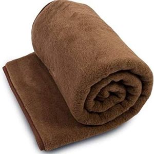 KONING deken 100% Merino wol, kameelwol scheerwol, Elegance Light kameelhaar Nieuw-Zeeland, camel king deken