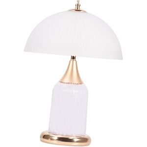 LOVIVER Luxe tafellamp nachtkastje lamp decoratieve trendy verstelbare bedlamp bureaulamp voor slaapkamer woonkamer bar café feest, goud