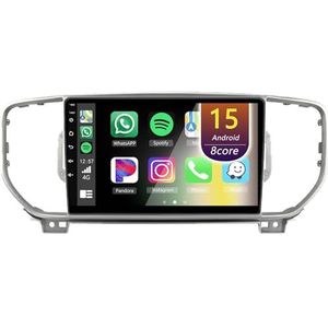 Android Radio voor KIA Sportage 4 KX5 2016-2018, 9 inch Touchscreen Autoradio met Wireless CarPlay Android Auto Bluetooth WIFI(4Core(1+32GB))