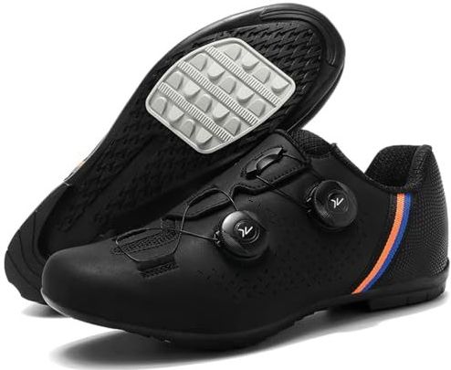 Hiuzylqx Fietsschoenen voor heren, antislip, binnenfietsschoenen met rubberen zool voor buitensporten, spinningfietsen,C,37 EU