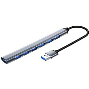 USB 3.0 Hub Audio-uitgang Laptop Splitter 7 USB-poorten USB Splitter 1 in 7 Uit USB naar USB