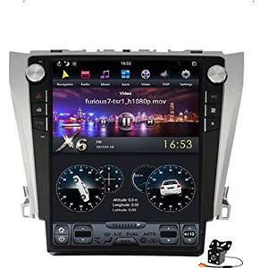 Android 15 Auto Stereo Radio voor Camry 2012-2017 GPS Navigatie 12.1in Touchscreen MP5 Multimedia Speler Video Ontvanger met WiFi 4G DSP Carplay,8core 4+64gb