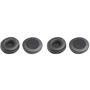 2 set 1 Paar Oortelefoon Pad Draagbare Zachte Stofdicht Wasbare Ruisonderdrukking Vervanging Hoofdtelefoon Cup Indoor Netto Bar Headset Cover 95mm, Zwart