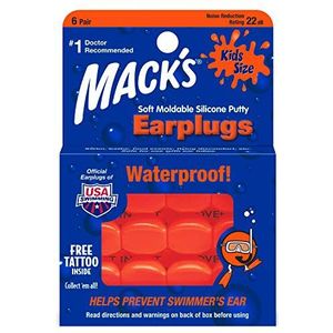 Mack's Siliconen oordopjes voor kinderen - wit