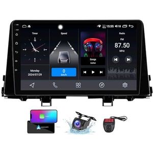 Android 13 systeem 2 Din Autoradio Stereo voor Kia Morning 3 picanto 2017-2020 9 inch touchscreen met GPS Navigatie Carplay Android Auto/Bluetooth/FM RDS Radio/4G WiFi/DSP/Stuurwiel(NF-2)