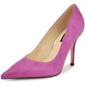 NINE WEST Gemmha Pumps voor dames, donkerroze suède 650, 42 EU
