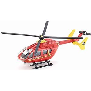 siku 1647, Rescue Helicopter, Metal/Plastic, 1:87, Red, Rotating rotors
