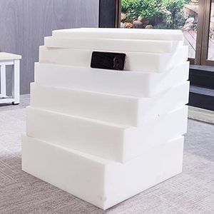 Schuimkussen met hoge dichtheid, vierkante rechthoekige sofa schuimkussen vervanging voor bedmatras,Stoel Stoel Pads Foam Padding Sheet