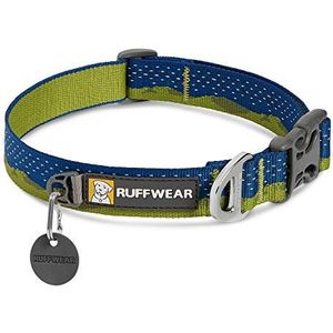 RUFFWEAR Crag halsband, reflecterende en comfortabele kraag voor dagelijks gebruik, Green Hills, 14""-20