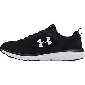 Under Armour Men's Charged Assert 9 Running Shoe, Black/White, Numeric_10 X-Wide