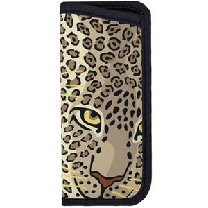 YUNWEIKEJI Dieren Luipaard Print, Brillen Tas Anti-Kras Bril Mouw Draagbare Eyewear Case Neopreen Zonnebril Case, zoals afgebeeld, 3.14 X 6.69 Inches / 8 X 17 cm