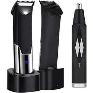 Schaamhaar-lichaamssnijder - Elektrisch Scheerapparaat - Waterdicht - Met LED-display - Voor Mannen en Vrouwen