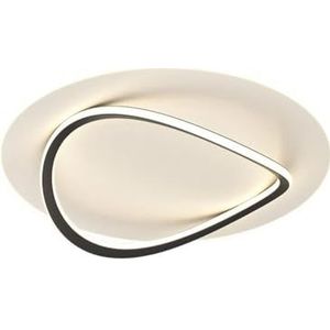 LONGDU Led platte moderne plafondlamp, 3000K/4500K/6000K verstelbaar, moderne eenvoudige plafondlamp, inbouw plafondlamp, for slaapkamer kantoor trappen hotel woonkamer keuken hal (Color : K, Size :