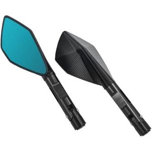 Motorfiets Achteruitkijkspiegels Achteruitkijkspiegel Voor Yamaha XVS950 XV1900 XVS1300 V-Star Virago Warrior Royal Star(ZWART)