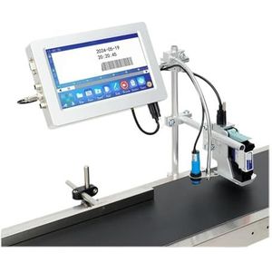 170Plus 12,7/25,4 mm industriële online thermische inkjetprinter Tekst QR-barcode Batchnummer Logo Datum Lichtgewicht en handig(25.4mm without ink)