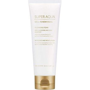 MISSHA Super Aqua Cell Renew Snail Cleansing Foam, per stuk verpakt