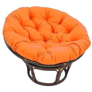 Schommelstoel Zachte Patio Hangstoel Kussen Pad Doek stoelkussen dik ademend zitkussen comfortabel rustkussen for hangmatten schommels(Orange)