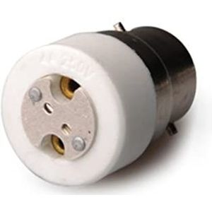 fitting adapter 15 stuks/partij B22 naar GU10 lampvoetadapter, met B22 lampvoet, GU10 lamphouder,