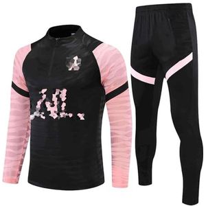 2324-2526 Voetbal trainingspak voor heren en volwassenen, Home Voetbal trainingspak Sportkleding Ademend Herenpak, Lopende Kostuums voor Voetbaluniformen,B,L