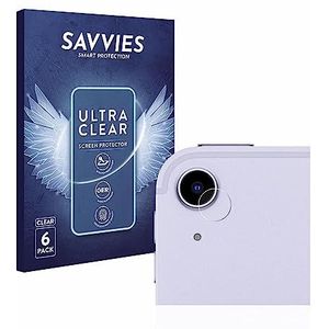 Savvies 6x Schermbeschermer voor Apple iPad Air 5 WiFi 2022 (ALLEEN Camera Lens, 5. Gen.) Screen Protector Ultra Transparant