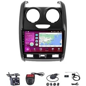 Android Double Din Car Stereo 9 Inch Touchscreen Autoradio Autotoebehoren Multimedia Stuurwielbediening Met Navigatie Plug And Play Voor Renault Duster 2015 2016-2020(M700S 4G+WIFI 8G+128G)