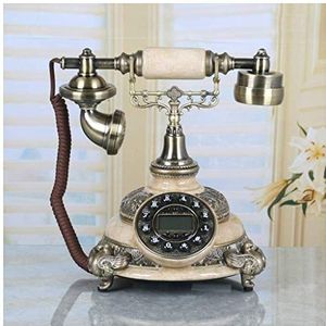 Telefoon Handsfree Telefoon Hars Handvat Vaste Thuis Vaste Retro Telefoon Creatieve Vintage Scherm Backlht Mode (Bee)