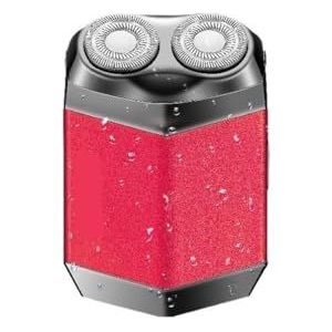 - Mild en niet-irriterend voor de poriën Dubbele ring zwevende net elektrische scheerapparaat alle lichaamswasbaar, nat en droog te gebruiken, nauwkeurig scheren zonder huidirritatie - Kan als cadeau