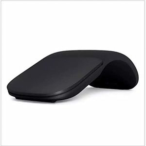 Draadloze Bluetooth Muizen Stille Draadloze Bluetooth Opvouwbare Muis voor Microsoft Computer mac OS (zwart)