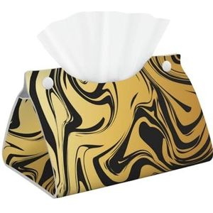 Marmeren Textuur Koper, Lange Tissue Box Cover Tissue Box Houder Tissue Dispenser Tissue Houder