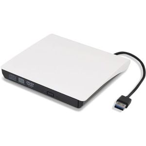 zeryor 3.0 Externe DVD Drive Draagbare USB DVD CD RW Writer Reader CD-RW/DVD-RW Speler Brander Compatibel voor Windows Laptop (Wit)