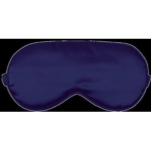 Oogmasker om te slapen, 2 stuks, 3D zijden slaapmasker, natuurlijk slaapmasker, oogmasker, oogmasker, schaduw, ooglapje, zacht, draagbaar, blinddoek, reizen (blauw)