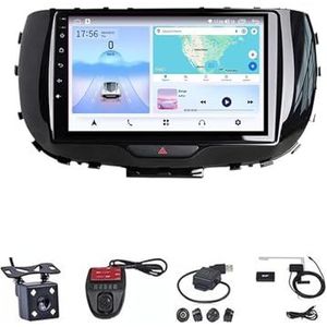 Android 13 Multimedia Speler Auto Radio GPS Navigatie Draadloze Carplay Auto Plug En Play Voor Kia Soul 2019-2020(4G+WIFI 2G+32G)