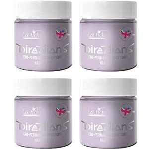 La Riche Directions Semipermanente haarverf, 100 ml, blikje, 4 stuks (White Toner)