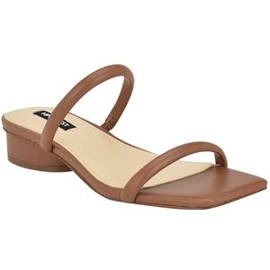 Nine West Morella sandaal met hak voor dames, Pecan 230, 37 EU