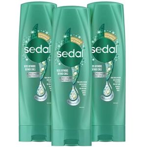SEDAL Spoeling ""gedefinieerde krullen"" – anti-kroes, 350 ml (3 stuks)