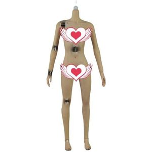 MDybf 1/6 schaal vrouwelijke tekenpop met stalen bot met rubber bekleed voor 30 cm actie vrouwelijk figuur lichaam grote borsten 1/6 schaal accessoires (kleur: tarwe huid)
