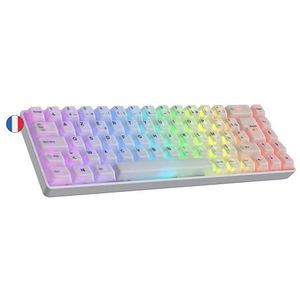Ranked Master M65 HE 65% | Rapid Trigger Technology | Magnetisch Mechanisch Gaming Toetsenbord | 69 RGB LED-toetsen voor PC/Mac Gamer | AZERTY Frans & Belgisch (POM Dye Sub, Clear Switch)