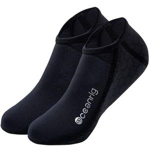 nitescuba Neopreen sokken, 3 mm thermische anti-slip duiksokken, laarzen voor mannen en vrouwen, snorkelen, zeilen, zwemmen, surfen, zwart XL