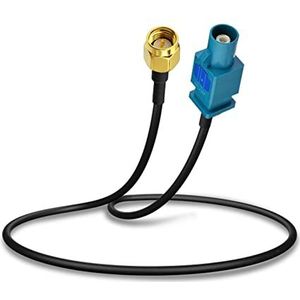 Bingfu - Fakra Z naar SMA - Antenne Adapter Kabel - 30 cm - Voor Auto Stereo