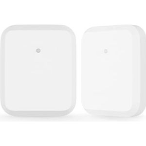 Weerstationthermometer En Hygrometer Groot LCD-scherm Met Achtergrondverlichting For Binnen En Buiten For Huiskeuken Op Binnenplaats(2 Outdoor Units)