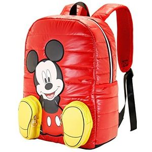 Mickey Mouse Shoes rugzak Padding db, rood, 30 x 41 cm, inhoud 15,5 l, Rood, Eén maat, rugzak padding db schoenen