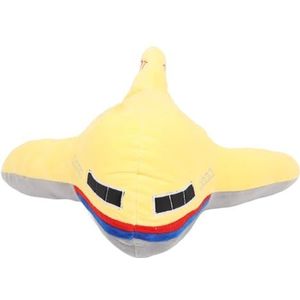 Vliegtuigknuffels, Multifunctioneel Schattig Speelgoedvliegtuigkussen Prachtige Details Comfortabel voor Kinderen voor op de Bank (YELLOW)