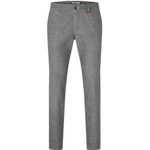 MAC Geruite Slim Fit Chino Grijs